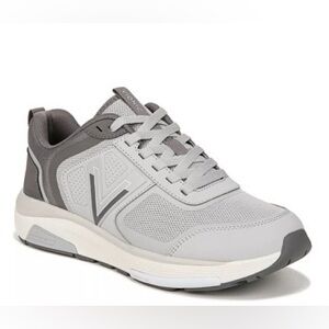 Vionic Women’s Walk Strider Walking Sneaker Size 11 Gray Lace Up Leather Mesh
